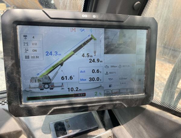 2023 Zoomlion Used Truck Crane ZTC1000 Main Boom 63m Jib 11/18.6 Counterweight 20t Weichai