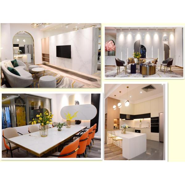 Полируя белое Calacatta проектировало hotsale Countertop кухни кварца каменное