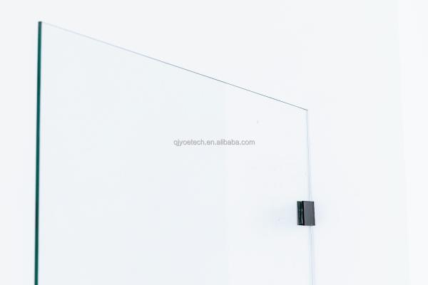 Elegante design de vidro temperado Screen chuveiro para banheiro sala de estar porta fixa chuveiro