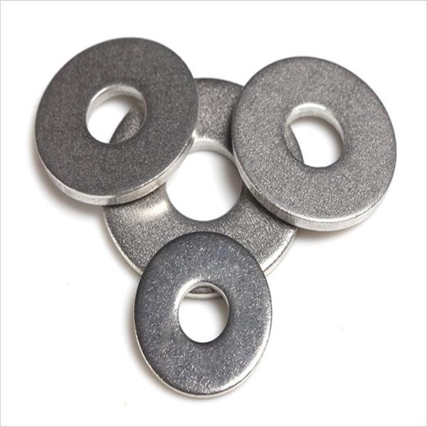 Galvanized Din 125 M20 Steel Flat Washers Carbon Material