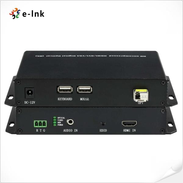 Upgrade Your Audio and Video System with HDMI Fiber Optic Extender Input Voltage DC 12V Temperature -5°C to 75°C