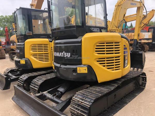 PC55MR-2 PC56 PC35mr PC40mr PC78us Digger Used Komatsu Excavator PC55 Mini 5 Ton