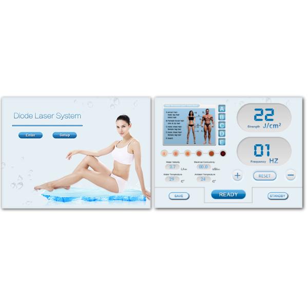 Máquina de eliminación de vello con láser de diodo 808nm 810nm Máquina de láser de hielo de diodo