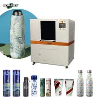 Impressora de jato de tinta UV rotativa para cilindro e objeto cônico com máquina de impressão de verniz de cabeça Ricoh