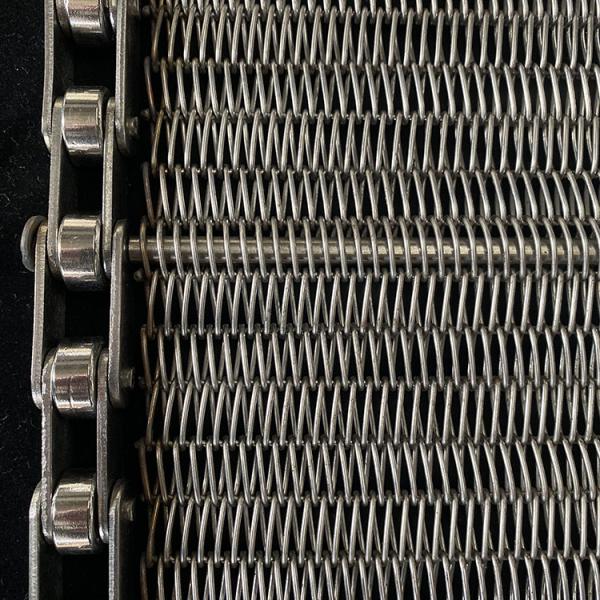 Capacité de charge élevée 50 à 2000 kg/m2 Ceinture de convoyeur en treillis métallique Structure de tissage équilibrée pour charges lourdes