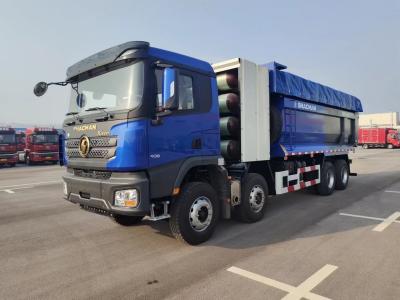 SHACMAN CNG Dump Truck X3000 8x4 430 EuroV Azul