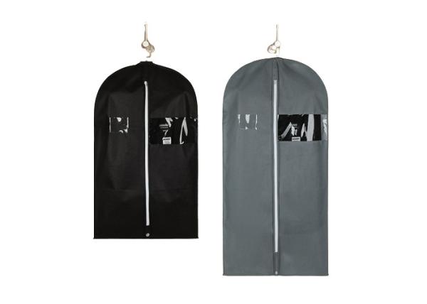 Customized Zippered Non Woven Dustproof Suit Garment Bag With handle