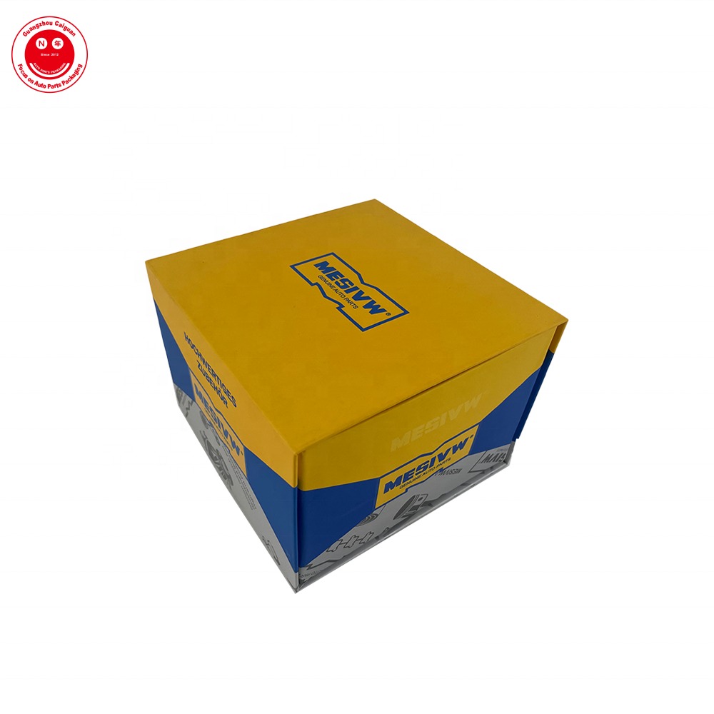 Custom Auto Parts Fuel Pump Packaging Design Magnetic Box with Embossing Matt Lamination UV Coating