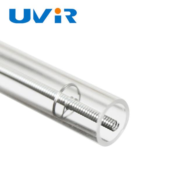 Tube en quartz clair pour lampe chauffante infrarouge, tube unique