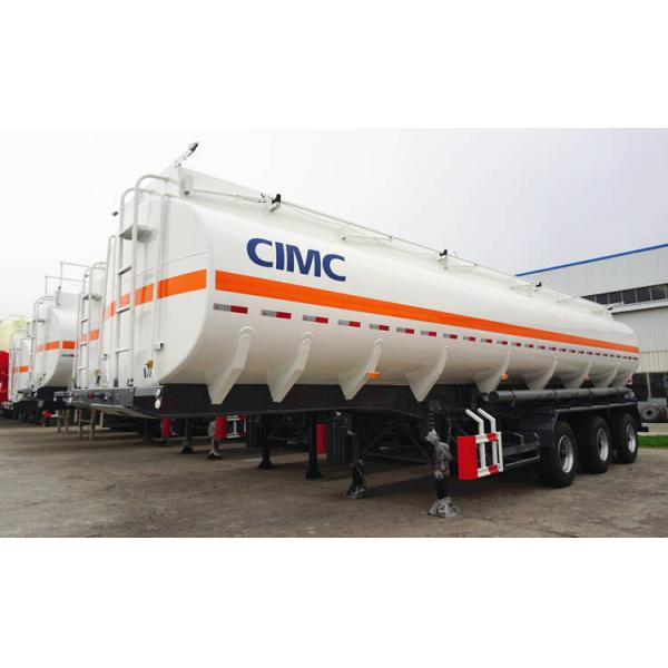 Air Suspension 3 Axles 42KL Stainless Steel Tanker Trailers