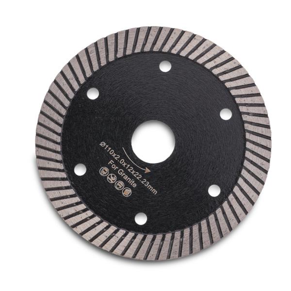 105mm Super Thin Diamond Turbo Saw Blade for Cutting Ceramics and Porcelain Tiles