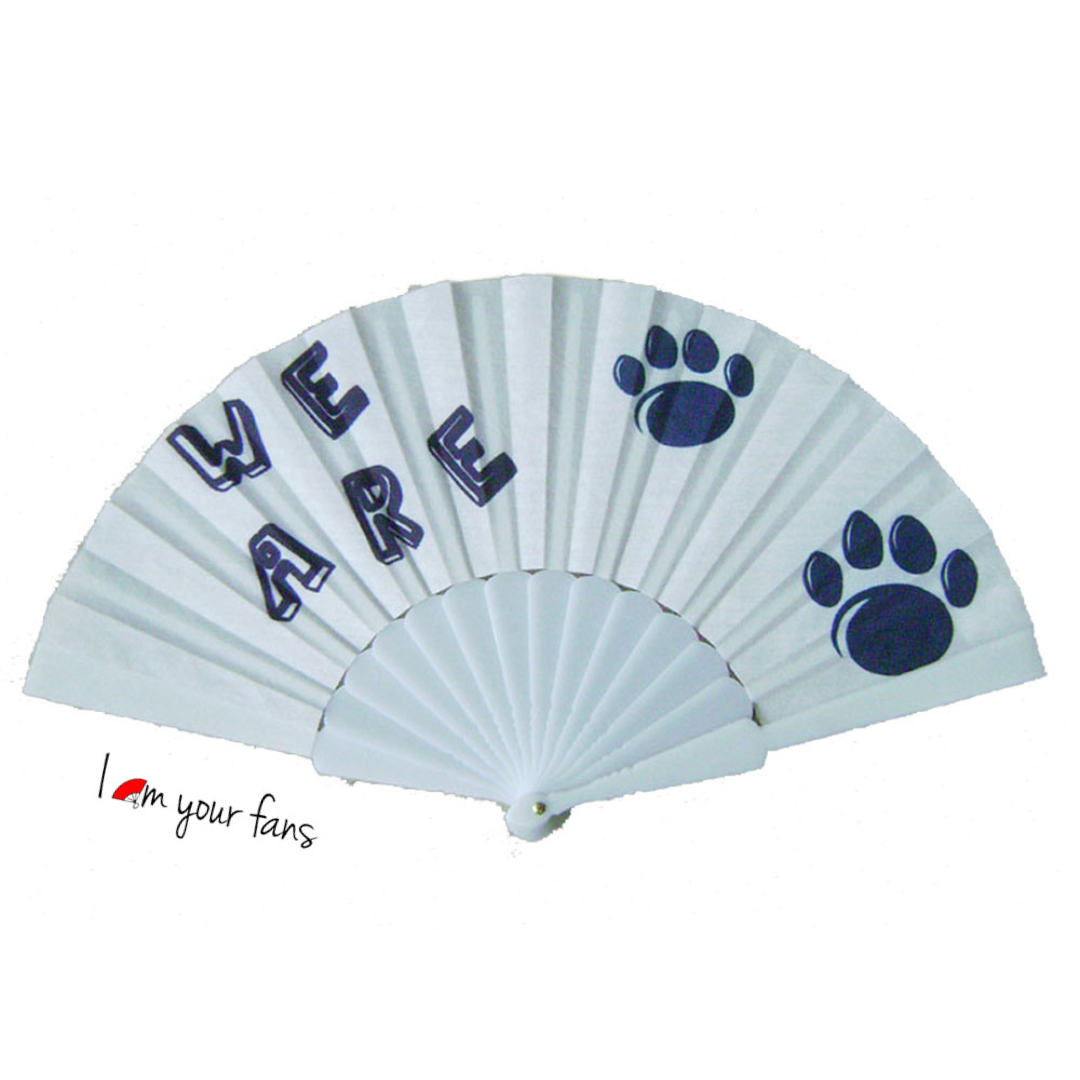 Personalized Plastic Fan 23 Cm Hand Fans Custom Printed Folding Plastic Fan