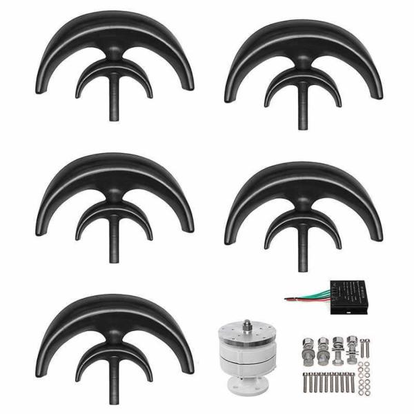 20Kw Wind Turbine Generator 500W Horizontal Wind Turbine Generator 24-220V-3000M/S Wind Turbine Generator Motor