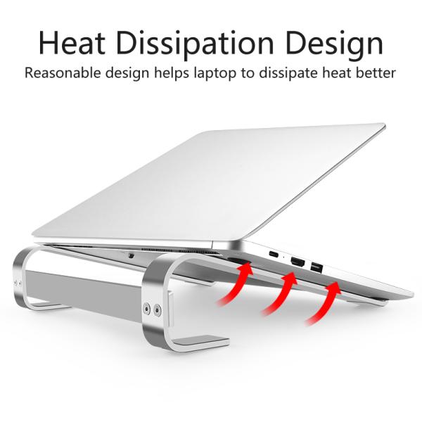 Thickened Aluminium Alloy Laptop Stand Universal Laptop Holder for 10-18in Laptops Hollow Design Stable Triangle Design