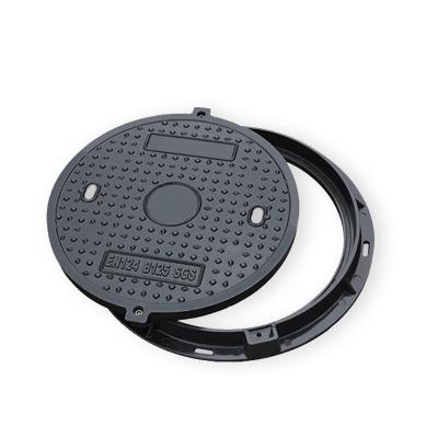 Placa Lockable customizável da água de esgoto da tampa de câmara de visita EN124 de FRP 500mm