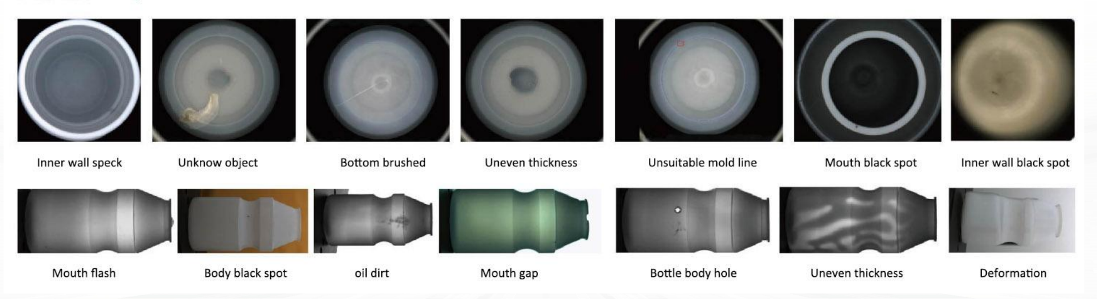 KEYETECH Full Automatic AI Vision Empty Bottle Inspection Machine With AI Algorithm For Pinhole & Crack Defect Checking