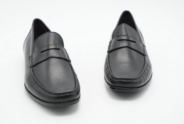 Dress Moc Mens Leather Loafers Holton Penny Loafer Sample Available