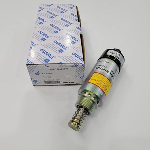 155-4652 клапан соленоида 24vdc, соленоид стопа двигателя дизеля для  E320B E325B