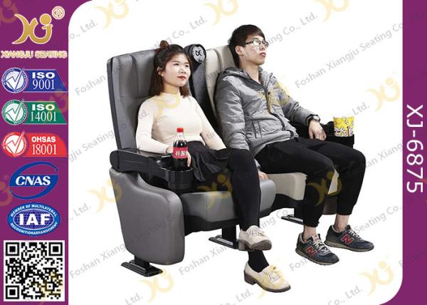 Durable Micro Fiber Leather Folding Theater Seats Home Theater Recliner Seats