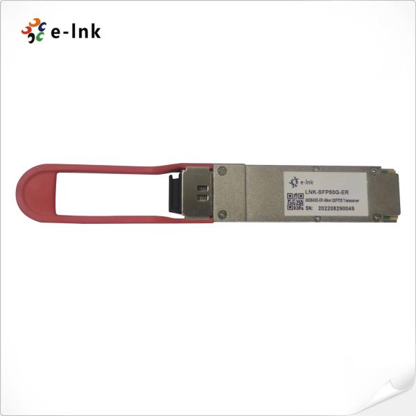 Соединитель LC дуплекса одиночного режима приемопередатчика QSFP28 модуля 40KM оптического волокна 50GB ER
