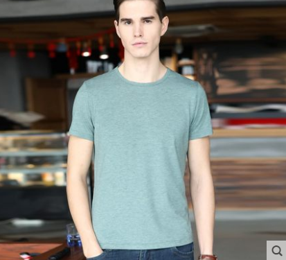 2019 New Design Adults Bamboo And Cotton T Shirts Casual Style Breathable