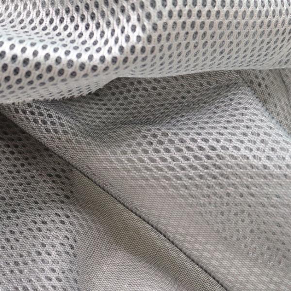 Black Yarn 3D Mesh Fabric 100% Polyester Breathable Mesh Material For Sofa