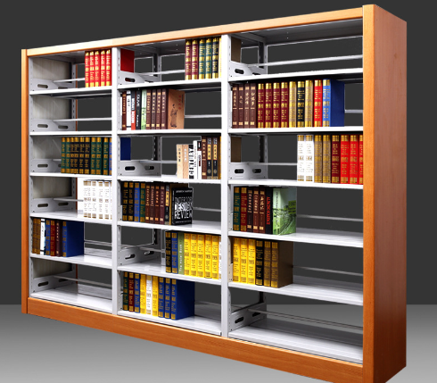 Muebles de oficina Estante de libros de acero para bibliotecas escolares doble lado único Plazo de pago T/T