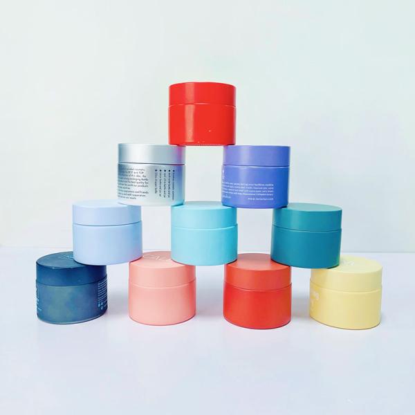 Bright Painting Matte White Frosted Cosmetic Jars 30ml 50ml 100ml