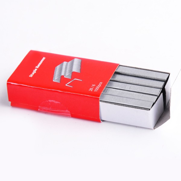 Eco Friendly High Quality NO.26/6 1000pcs Silver Staple