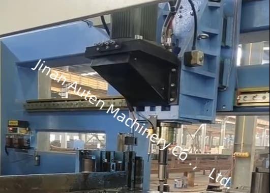 Width Range 150～1250mm CNC H Beam Drilling Marking And Tapping Machine BT40 Spindle Bore Taper