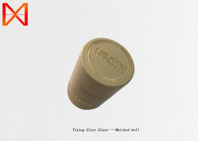 PE Liner Aluminium Caps For Glass Bottles 0.19-0.23mm Plate Thickness Convenient