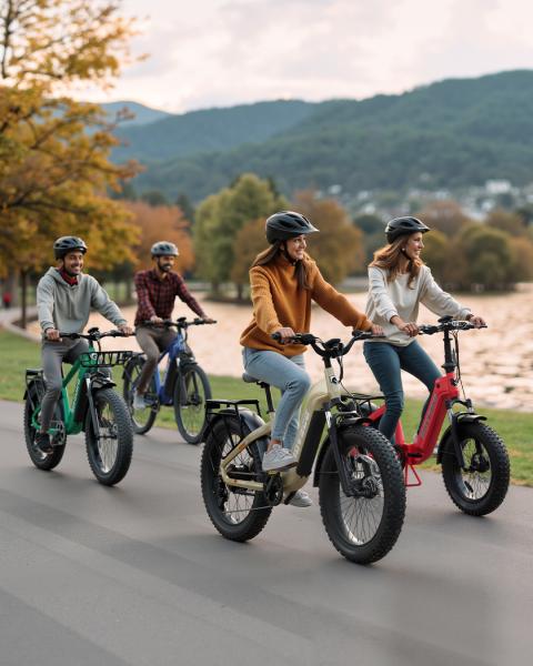 Electric Cargo Delivery Bike for Adults Fat Ebike Electric Bike 20inches Ebike for Adults Electrical Bike MTB