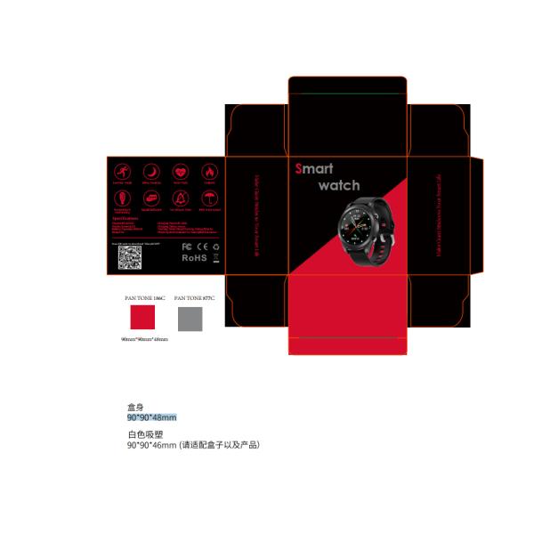 Изготовленный на заказ монитор Смартватч кровяного давления кислорода крови