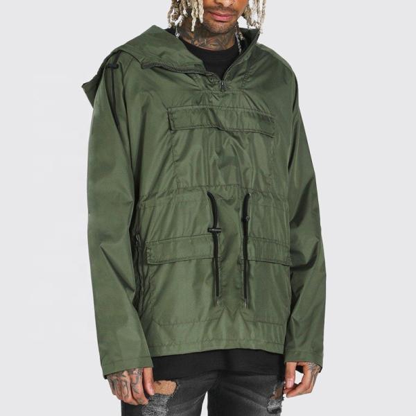 Do revestimento de pouco peso da jaqueta de Hip Hop homens feitos sob encomenda Hood Bomber Jacket de Streetwear