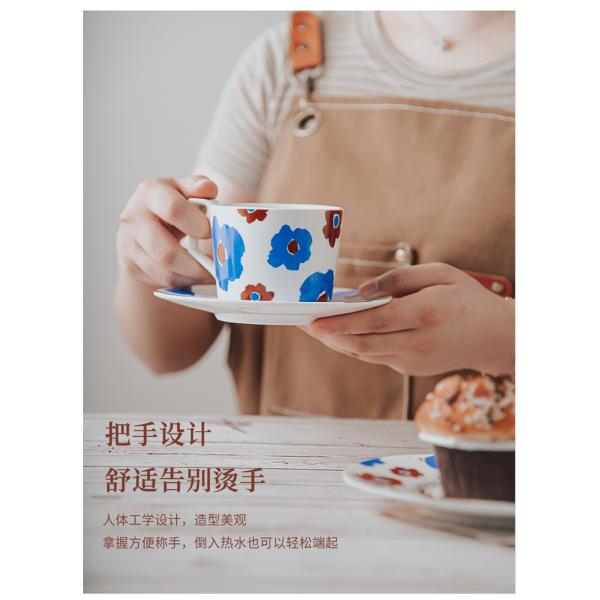 Европейская керамическая чашка и тарелка с кофе капучино для деловых подарков