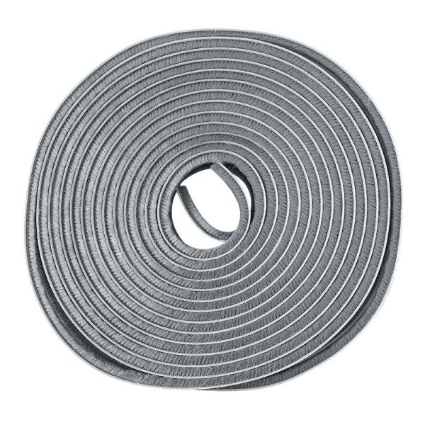 Pile Height 3-25mm Width 3-50mm 100%PP Aluminum Alloy Strip Brush Weather Stripping for Apposite Door of CLJ Sliding Door
