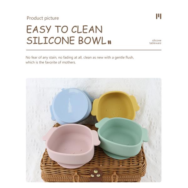 El silicón del niño de la forma del perro platea la categoría alimenticia Eco no tóxico amistoso