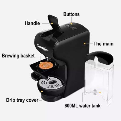 Machine à café compatible avec plusieurs capsules