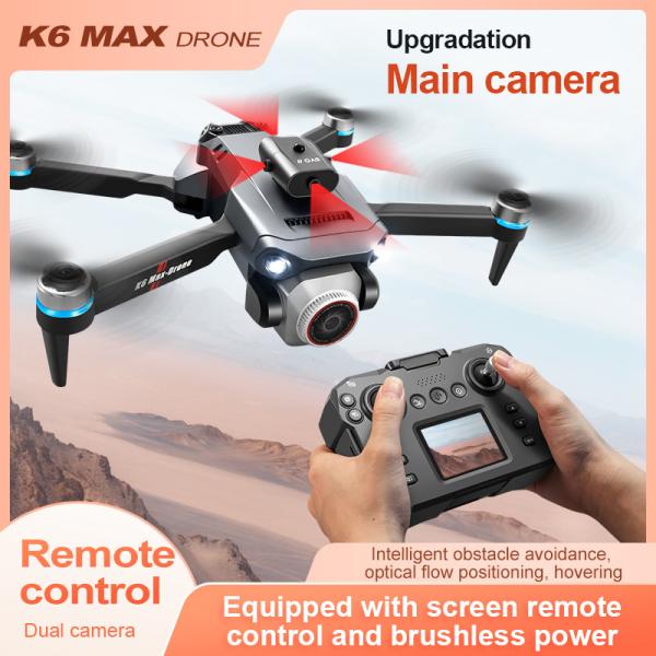 K12 Drones Design Helicóptero dobrável com tela remota Wifi FPV Evitar obstáculos e outras distâncias de transmissão de imagem