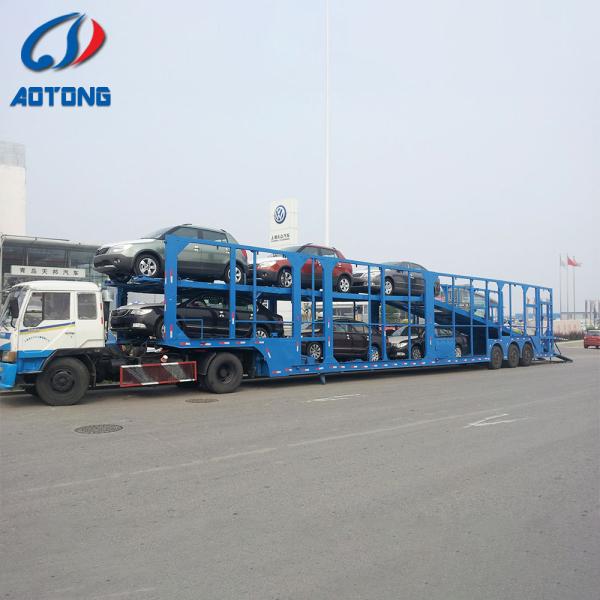 3 оси автотранспортер полуприцеп с стальным материалом и полезной нагрузкой 40000 кг