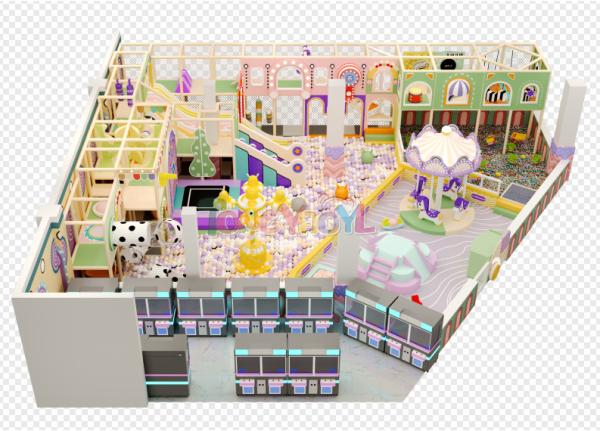 Customized Theme Soft Play Equipment Childrens Shopping Mall Playground Commercial