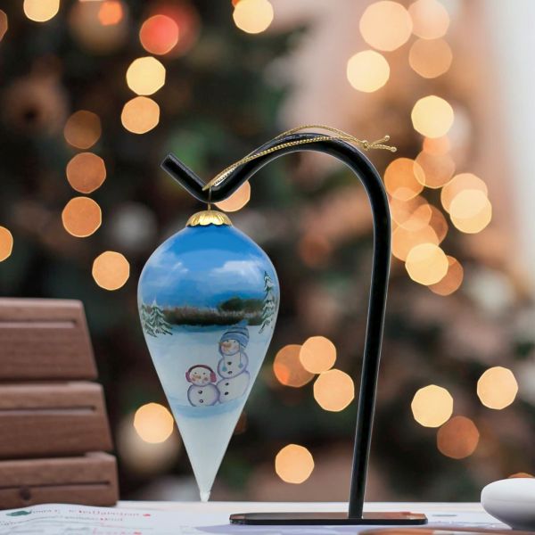 Unique Hand-painted Shaped Christmas Glass Balls Decorations for Gifts