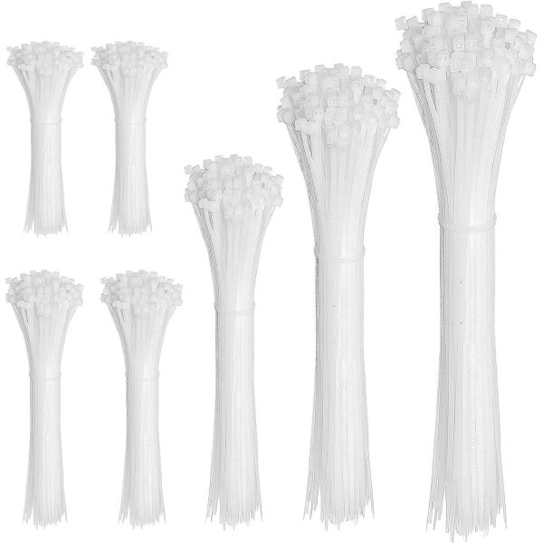 Full Sizes 4~48 Inch Fastening Self-Locking Nylon Cable Zip Ties Heat Resistant Adjustable Plastic Cable Straps