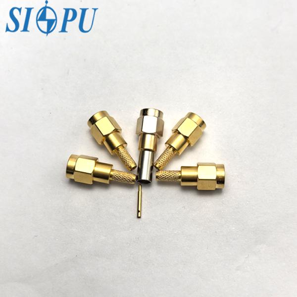 Connecteur coaxial RF SMA mâle pour câble SFF-50-2-2