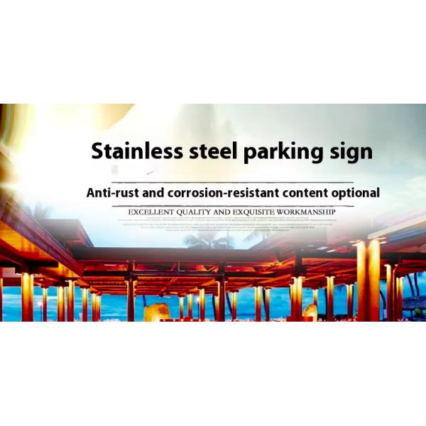 Anti Rust Hotel Lobby Supplies Stainless Steel Sign Display Stand Custom Size