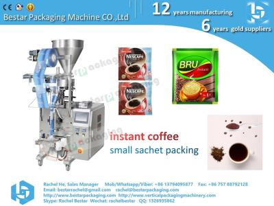 Instant coffee packing machine, 3 sides seal sachet bag BSTV-160A