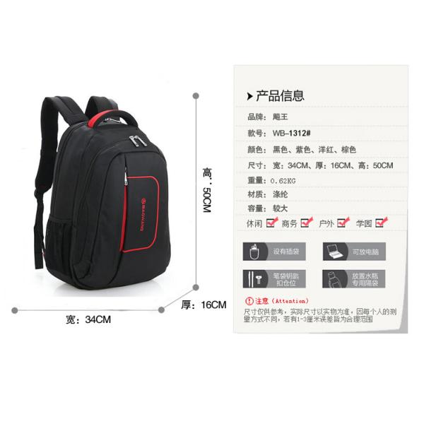 Biaowang guangzhou facotory cheap price men computer bag,laptop backpack business bag