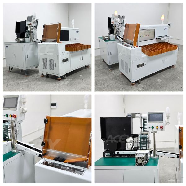 2 In 1 Cylindrical Battery Sorting And Fish Paper Pasting Machine