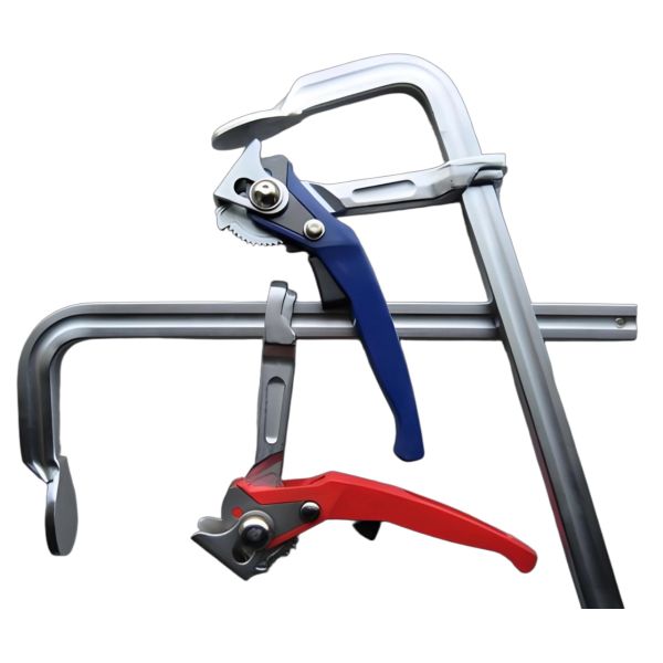 8-Inch Economy F-Clamp with Steel Frame and Acme Threaded Screw