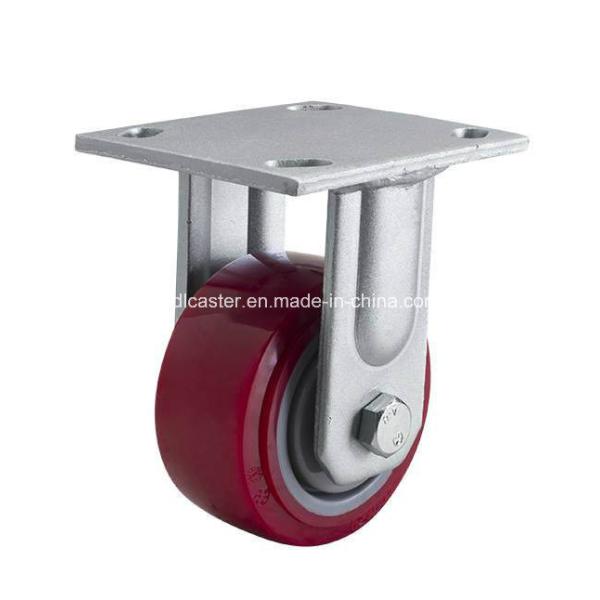 Кольцевое подшипник 4" 350кг жесткий TPU ролик 7004-86 тяжелая мощность толщина